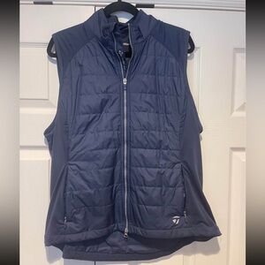 ZeroRestriction TaylorMade Women's Navy Quilted Golf Vest Size XL